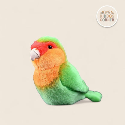Green Lovebird Soft Stuffed Plush Toy