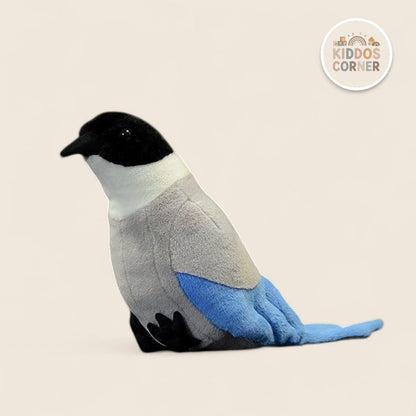 Azure-winged Magpie Bird Soft Stuffed Plush Toy