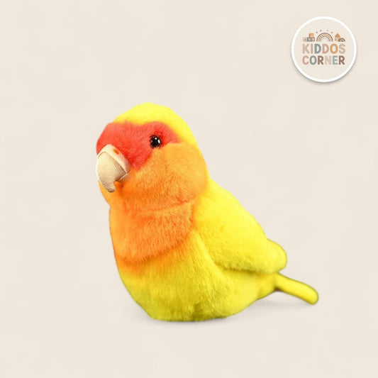 Yellow Lovebird Soft Stuffed Plush Toy