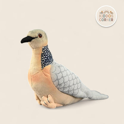 Spotted Dove Bird Soft Stuffed Plush Toy