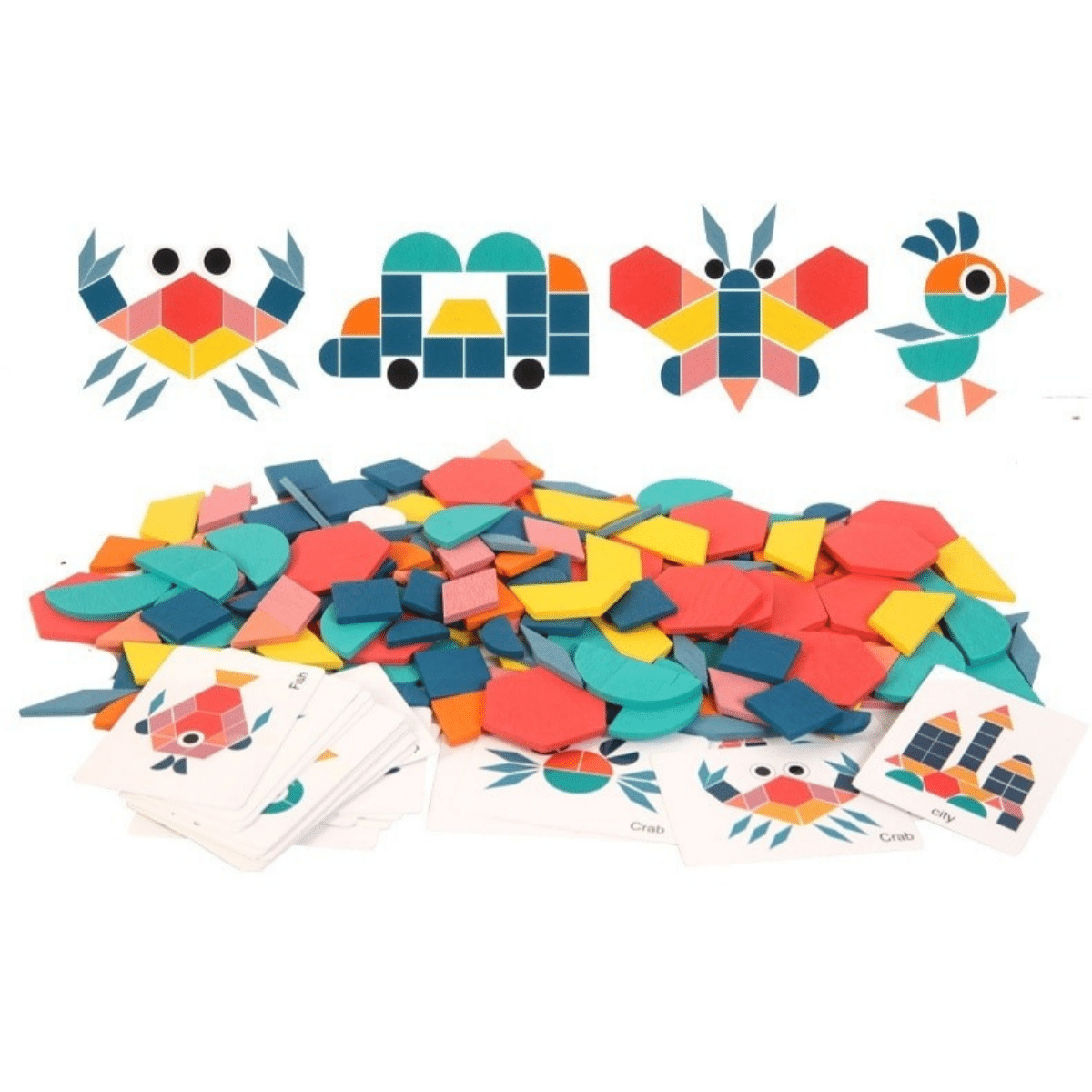 Woods™ | Develop Creativity - Geometric Shape Puzzle