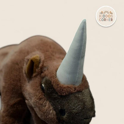 Elasmotherium Prehistoric Rhinoceros Soft Stuffed Plush Toy