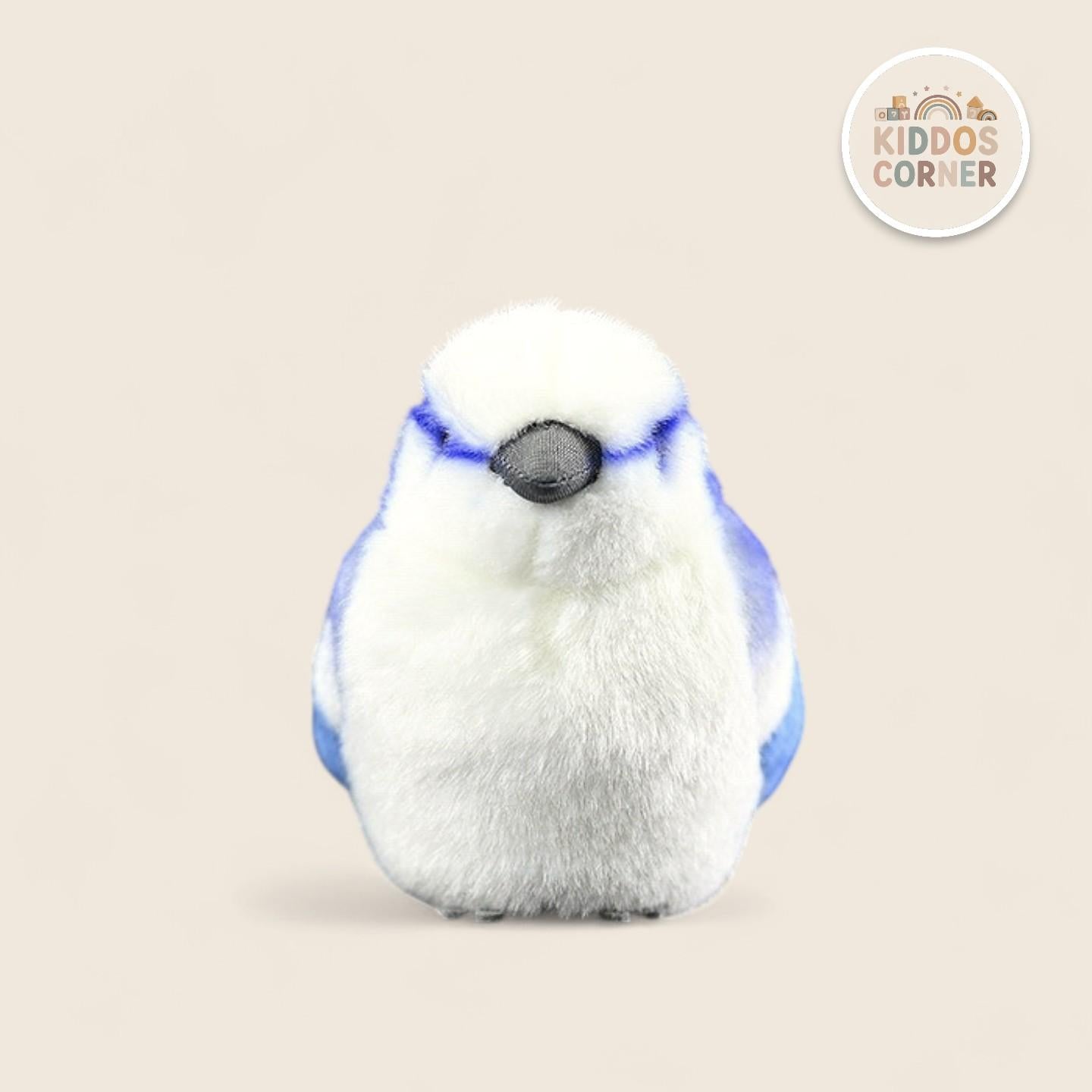 Azure Tit Bird Soft Stuffed Plush Toy