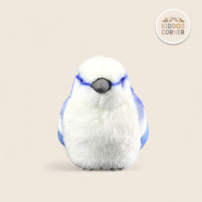 Azure Tit Bird Soft Stuffed Plush Toy