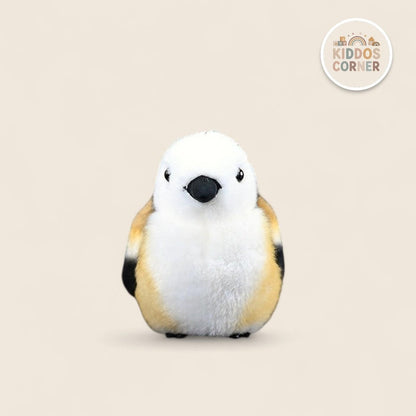 Long-Tailed Bushtit Bird Soft Stuffed Plush Toy