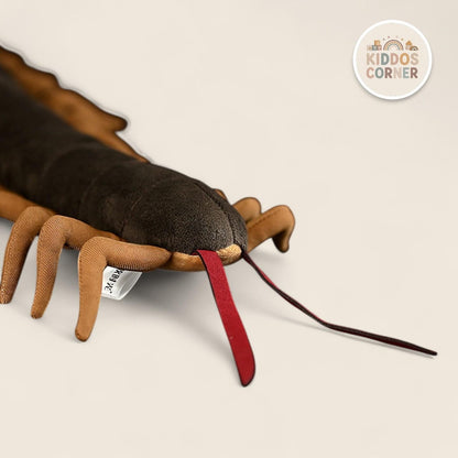 Chinese Red-Headed Centipede Stuffed Plush Toy