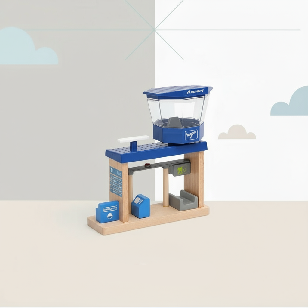 Woods – Stylish & Educational – Wooden Public Transport Playset