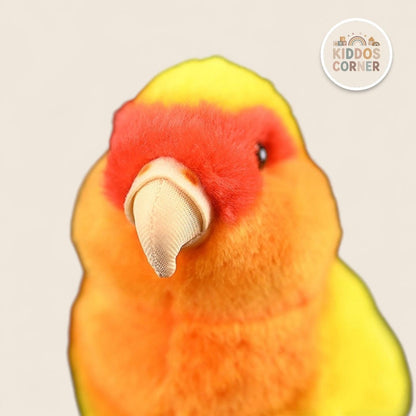 Yellow Lovebird Soft Stuffed Plush Toy