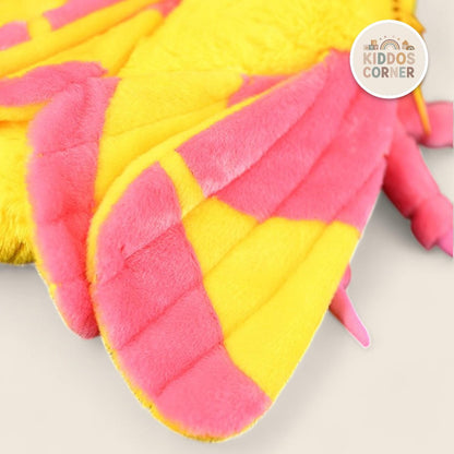 Rosy Maple Moth Soft Stuffed Plush Toy