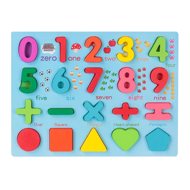 SmartBoard – Colorful & Educational – Montessori Number & Letter Learning Puzzle