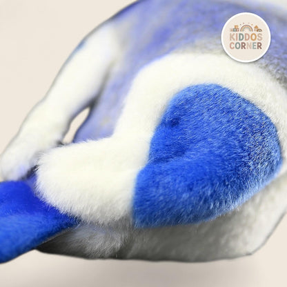 Azure Tit Bird Soft Stuffed Plush Toy
