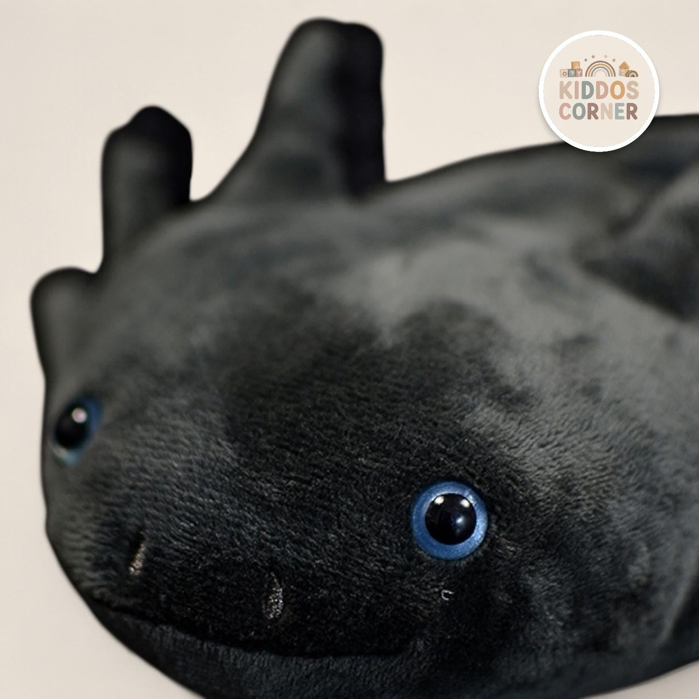 Black Axolotl Soft Stuffed Plush Toy