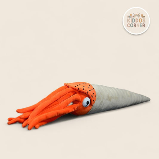 Orthoceras Nautiloid Cephalopod Soft Stuffed Plush Toy
