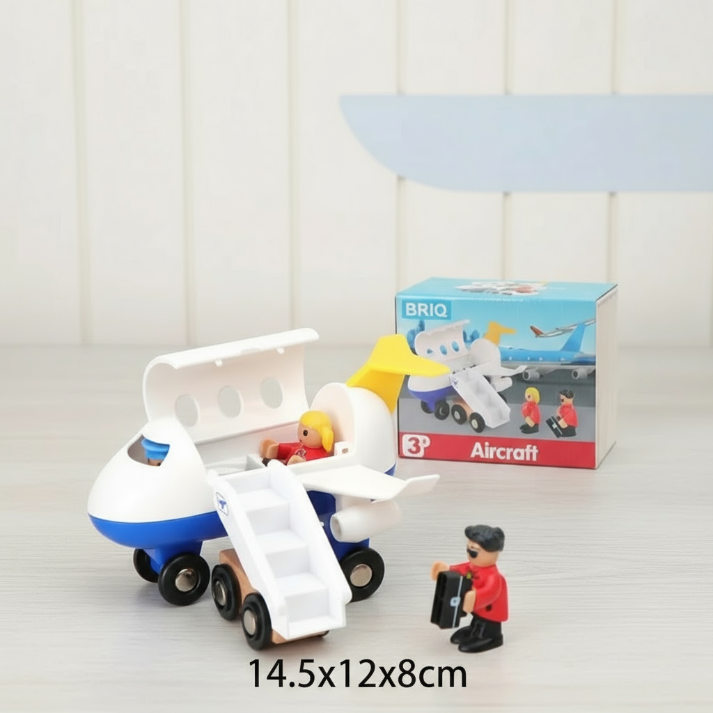 Woods – Stylish & Educational – Wooden Public Transport Playset