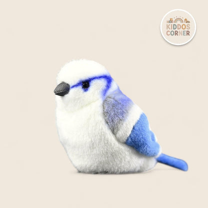 Azure Tit Bird Soft Stuffed Plush Toy
