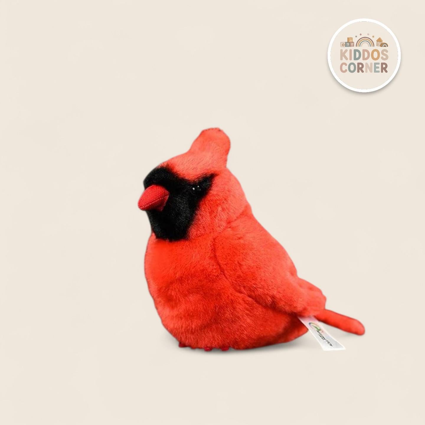 Northern Cardinal Bird Soft Stuffed Plush Toy