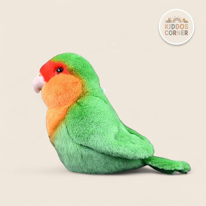 Green Lovebird Soft Stuffed Plush Toy