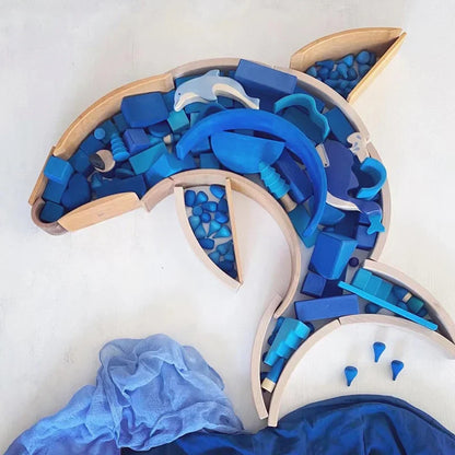 Woods™ - Wooden Wonders - Rainbow Building Blocks