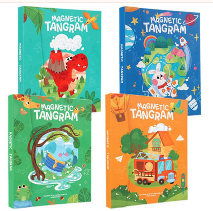 Woods™ - Stimulate Logical Thinking - Wooden Tangram Puzzle