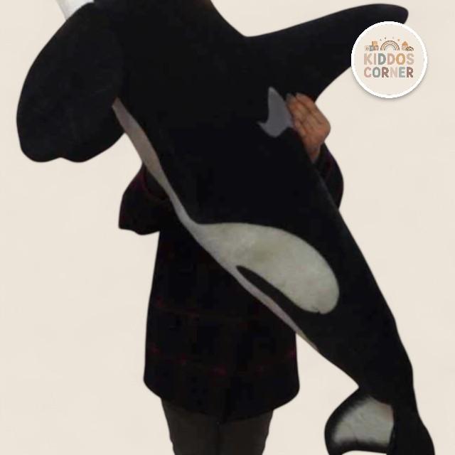 Full Size Orca Killer Whale Soft Stuffed Plush Toy