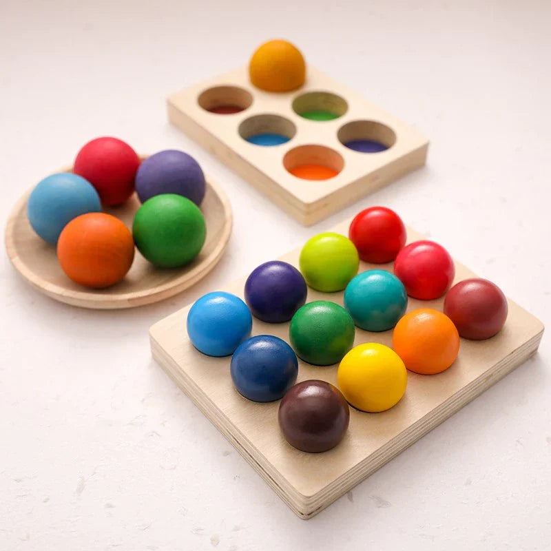 Woods™ - Rainbow Balls - Sorting Game