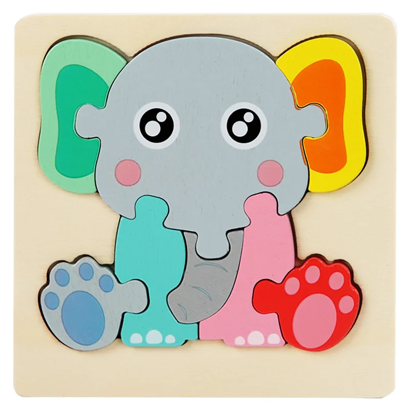 3D Wooden Puzzle™ - Playful Animal Adventure - Jigsaw Puzzle
