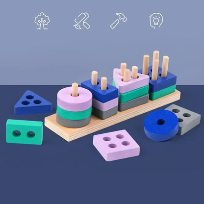 Woods™ – Building Blocks Fun – Geometric Blocks