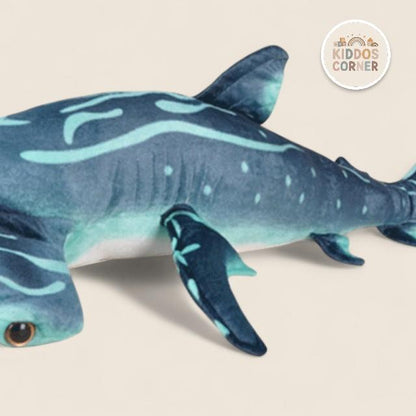 Large Blue Hammerhead Shark Soft Stuffed Plush Toy