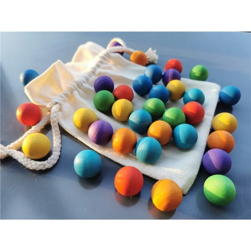 Rainbow Balls™ – Wooden Rainbow Balls
