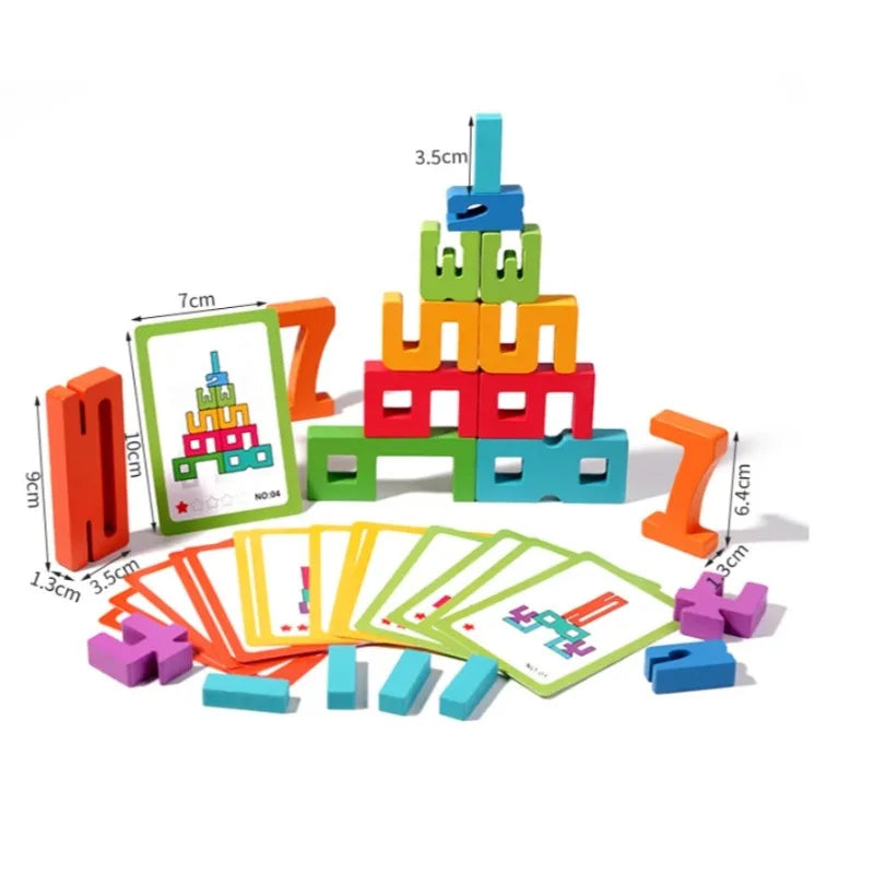 Brain Blocks – Stacking & Learning – Wooden Blocks Game