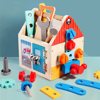 Busy Box™ - Discover & Learn - Wooden Activity Box