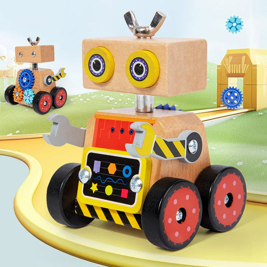 Woods™ - Build & Play - Wooden Construction Robot
