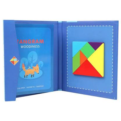 Woods™ - Stimulate Logical Thinking - Wooden Tangram Puzzle