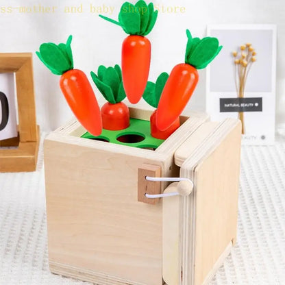 Smart Carrots – Colors & Shapes – Wooden Sorting Toy