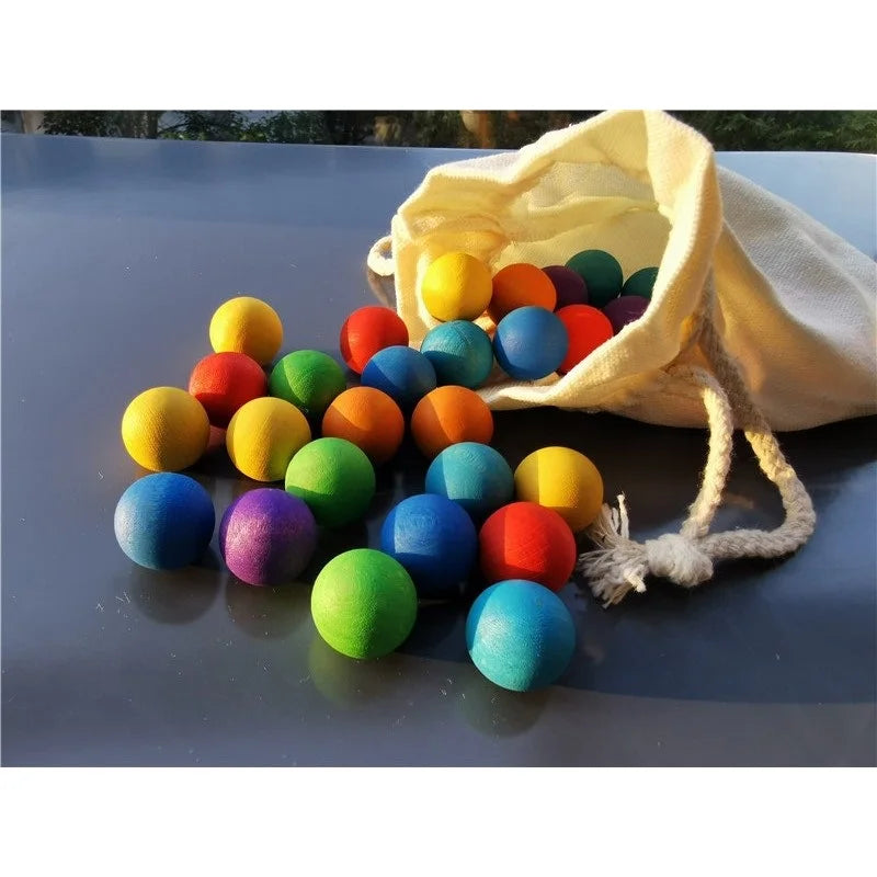 Rainbow Balls™ – Wooden Rainbow Balls