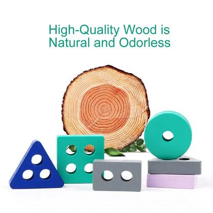 Woods™ – Building Blocks Fun – Geometric Blocks