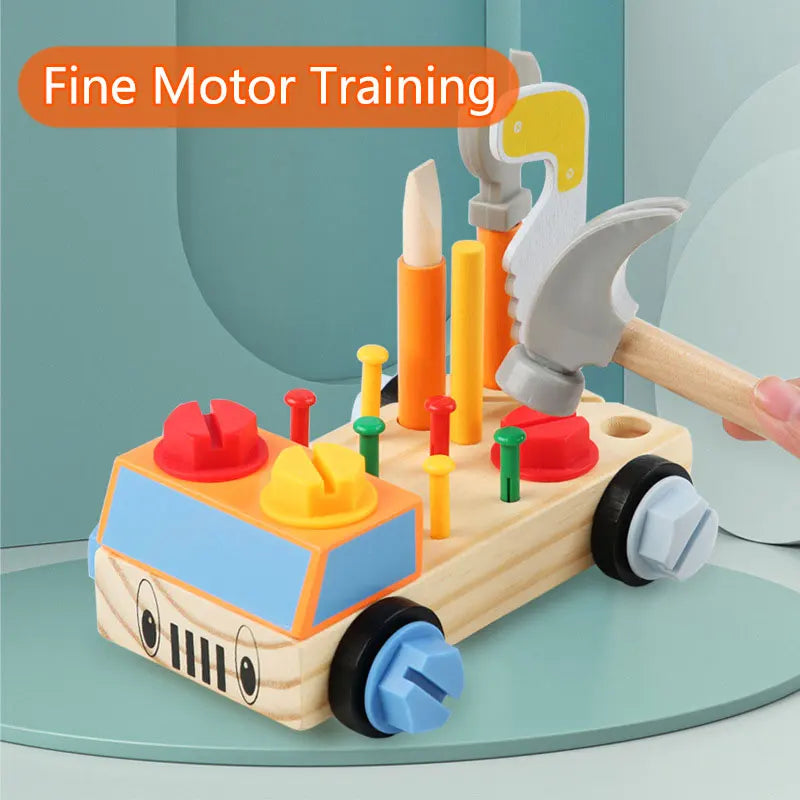Woods™ - Turn & Learn - Montessori Auto Screwboard