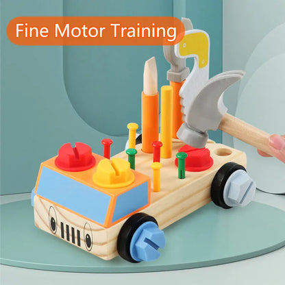Woods™ - Turn & Learn - Montessori Auto Screwboard