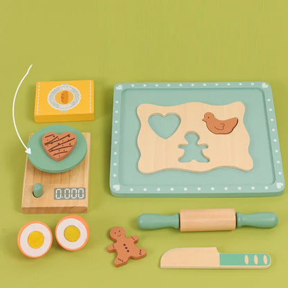 Woods™ - Stimulate Creativity & Skills - Wooden Play Kitchen Set