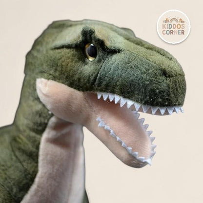 Green Tyrannosaurus T-Rex Dinosaur Soft Stuffed Plush Toy