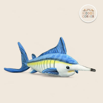 Blue Marlin Fish Soft Stuffed Plush Toy