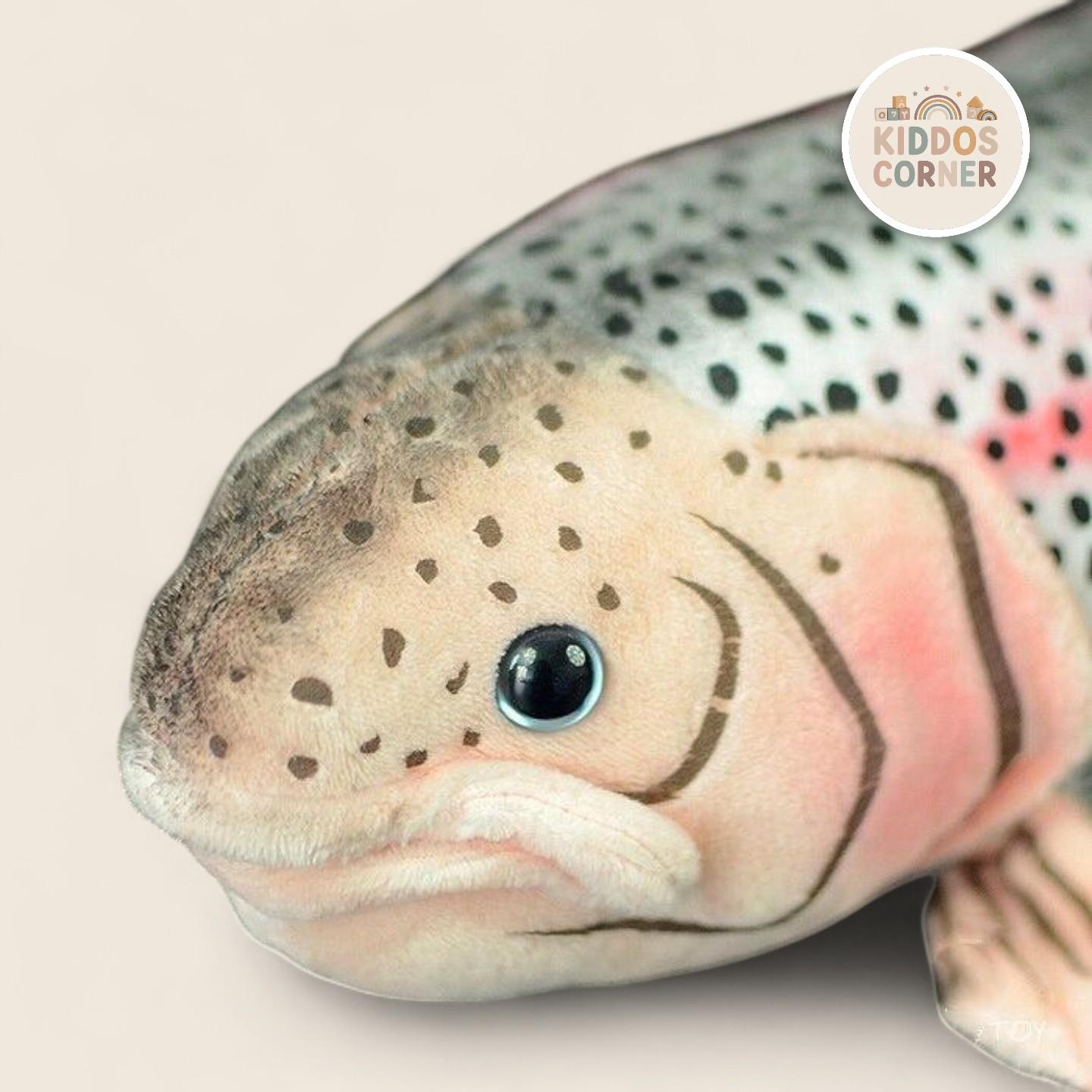 Rainbow Trout Fish Soft Stuffed Plush Toy