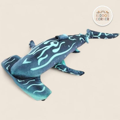 Large Blue Hammerhead Shark Soft Stuffed Plush Toy