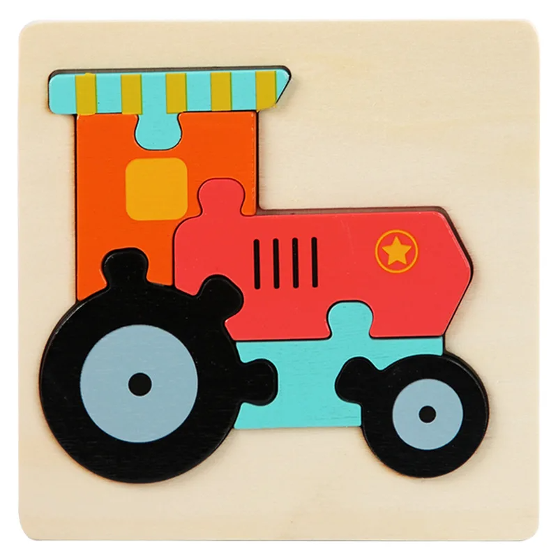 3D Wooden Puzzle™ - Playful Animal Adventure - Jigsaw Puzzle